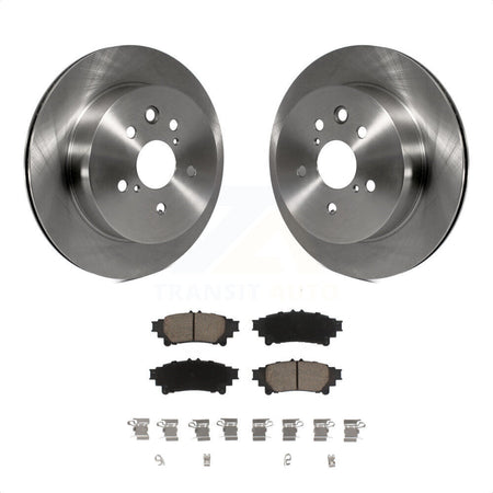 Rear Disc Brake Rotors And Ceramic Pads Kit For Lexus IS250 IS350 K8C-102118 by Transit Auto