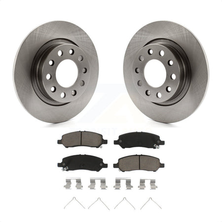 Rear Disc Brake Rotors And Ceramic Pads Kit For 2013-2016 Dodge Dart K8C-102122 by Transit Auto