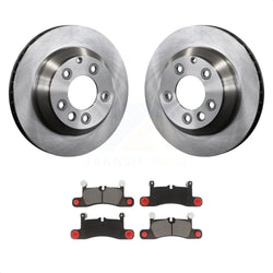 Rear Disc Brake Rotors And Ceramic Pads Kit For Porsche Cayenne Volkswagen Touareg K8C-102123