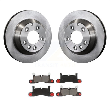 Rear Disc Brake Rotors And Ceramic Pads Kit For Porsche Cayenne Volkswagen Touareg K8C-102123 by Transit Auto