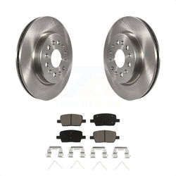 Rear Disc Brake Rotors And Ceramic Pads Kit For Chevrolet Traverse GMC Acadia Cadillac XT5 Buick Enclave Blazer XT6 K8C-102139