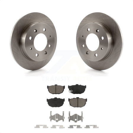 Rear Disc Brake Rotors And Ceramic Pads Kit For Kia Spectra Spectra5 K8C-102142 by Transit Auto