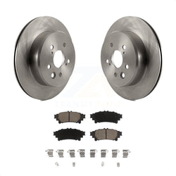 Rear Disc Brake Rotors And Ceramic Pads Kit For Lexus GS350 IS300 IS200t IS350 RC350 RC300 RC200t GS300 GS200t GS450h K8C-102149
