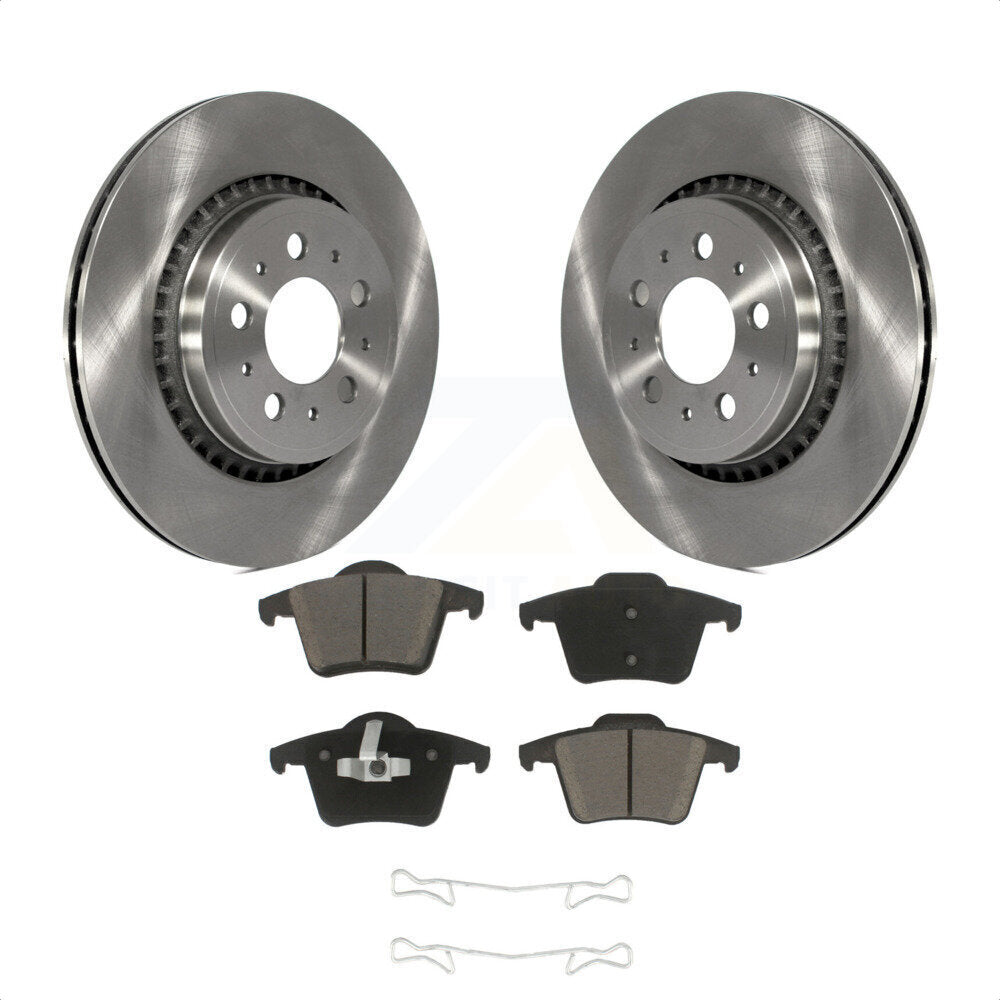 Rear Disc Brake Rotors And Ceramic Pads Kit For 2003-2014 Volvo XC90 K8C-102151 by Transit Auto