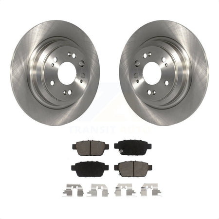 Rear Disc Brake Rotors And Ceramic Pads Kit For 2009-2014 Acura TL K8C-102154 by Transit Auto