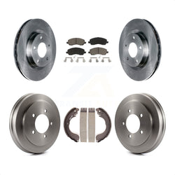 Front Rear Disc Brake Rotors Ceramic Pads And Drum Kit For Jeep Patriot Compass Dodge Caliber Chrysler Sebring Avenger K8C-102482
