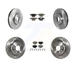 Front Rear Disc Brake Rotors And Ceramic Pads Kit (6Pc) For 2011-2013 BMW 535i With 330mm Diameter Rotor K8C-102981