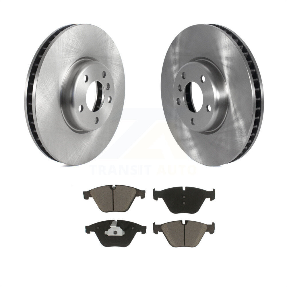 Front Disc Brake Rotors And Ceramic Pads Kit For 2011-2013 BMW 535i K8C-103011 by Transit Auto