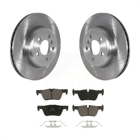 Rear Disc Brake Rotors And Ceramic Pads Kit For BMW 330i GT xDrive 328i K8C-103017 by Transit Auto