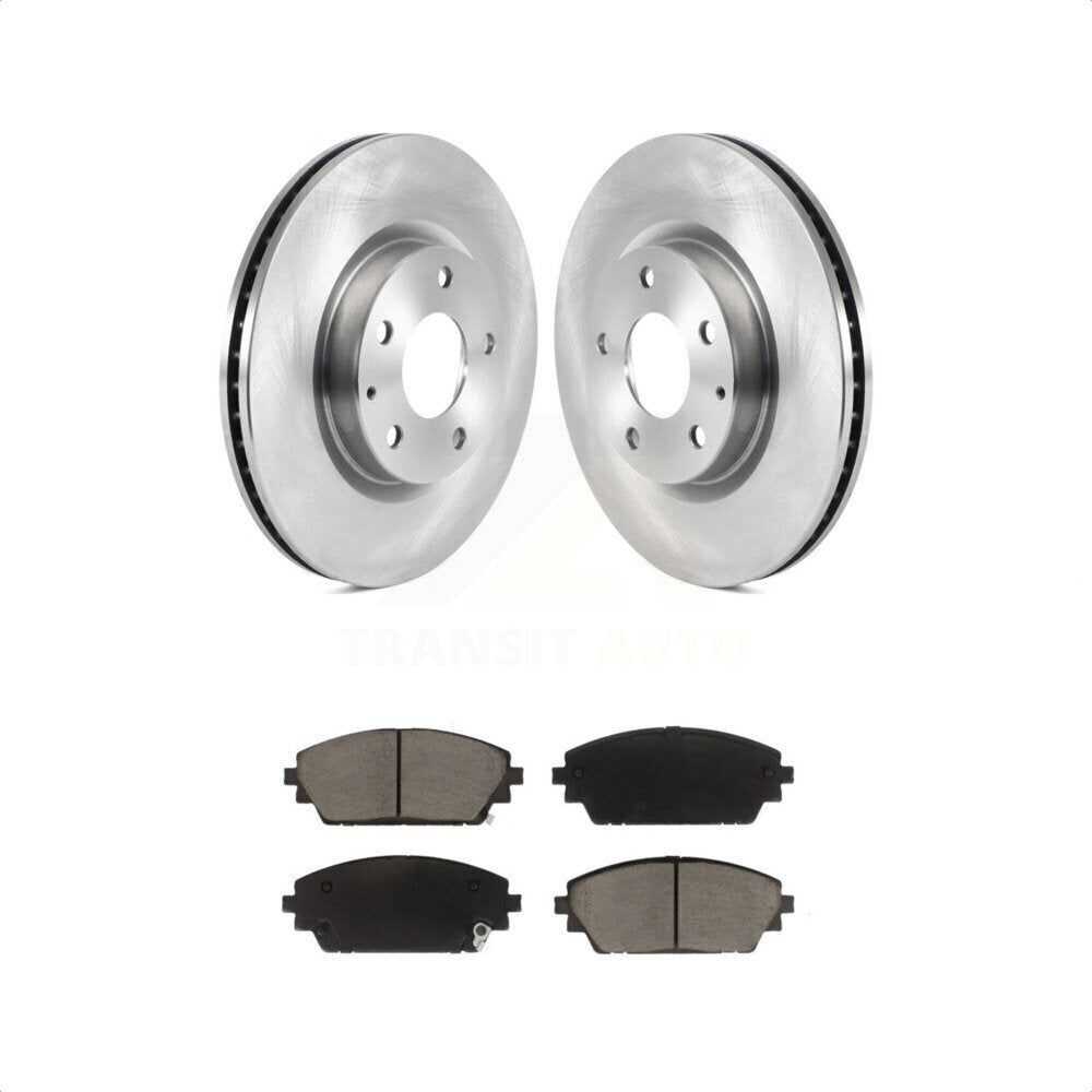 Front Disc Brake Rotors And Ceramic Pads Kit For Mazda 3 K8C-103028 by Transit Auto