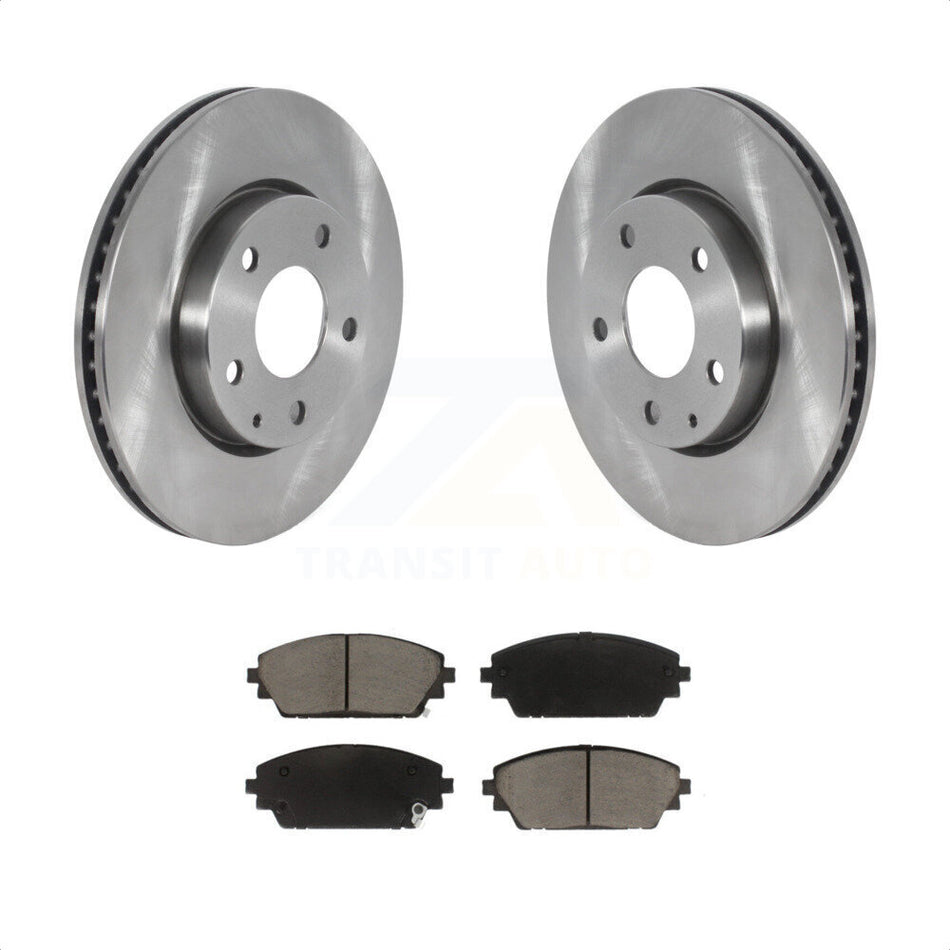 Front Disc Brake Rotors And Ceramic Pads Kit For Mazda 3 K8C-103029 by Transit Auto