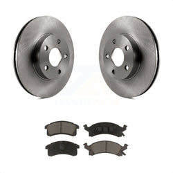 Front Disc Brake Rotors And Ceramic Pads Kit For Chevrolet Cavalier Pontiac Sunfire Grand Am Buick Skylark Corsica Oldsmobile Achieva Beretta Sunbird Cutlass Calais K8C-103030