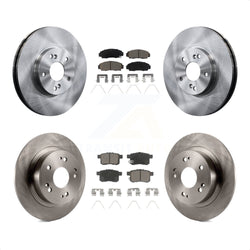 Front Rear Disc Brake Rotors And Ceramic Pads Kit For Honda Accord Acura TSX K8C-103031