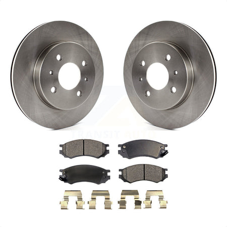 Front Disc Brake Rotors And Semi-Metallic Pads Kit For Saturn SL2 SL1 SC2 SL SC1 SW2 SW1 SC K8F-100006 by Transit Auto