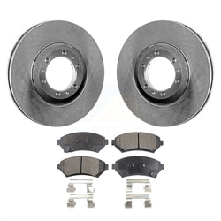 Front Brake Rotor And Semi-Metallic Pad Kit For Buick LeSabre Century Pontiac Grand Prix Chevrolet Venture Regal Oldsmobile Montana Bonneville Intrigue Silhouette Trans Sport K8F-100014