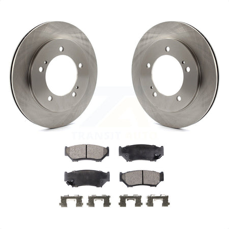 Front Disc Brake Rotors And Semi-Metallic Pads Kit For 1999-2004 Chevrolet Tracker Suzuki Vitara K8F-100022 by Transit Auto