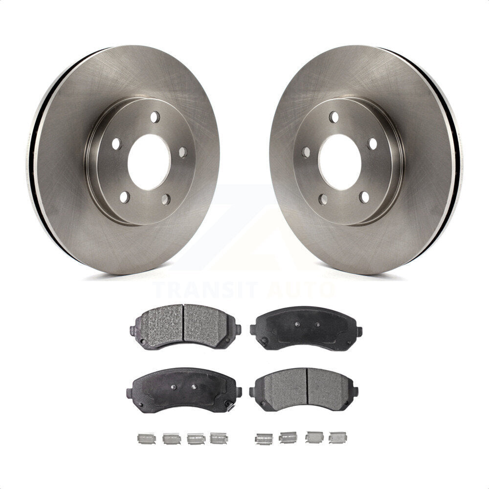 Front Disc Brake Rotors And Semi-Metallic Pads Kit For Buick Rendezvous Chevrolet Venture Pontiac Montana Aztek Oldsmobile Silhouette AWD K8F-100028 by Transit Auto