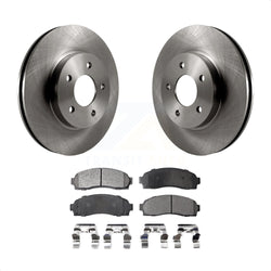 Front Disc Brake Rotors And Semi-Metallic Pads Kit For Saturn Vue Chevrolet Equinox Pontiac Torrent K8F-100029
