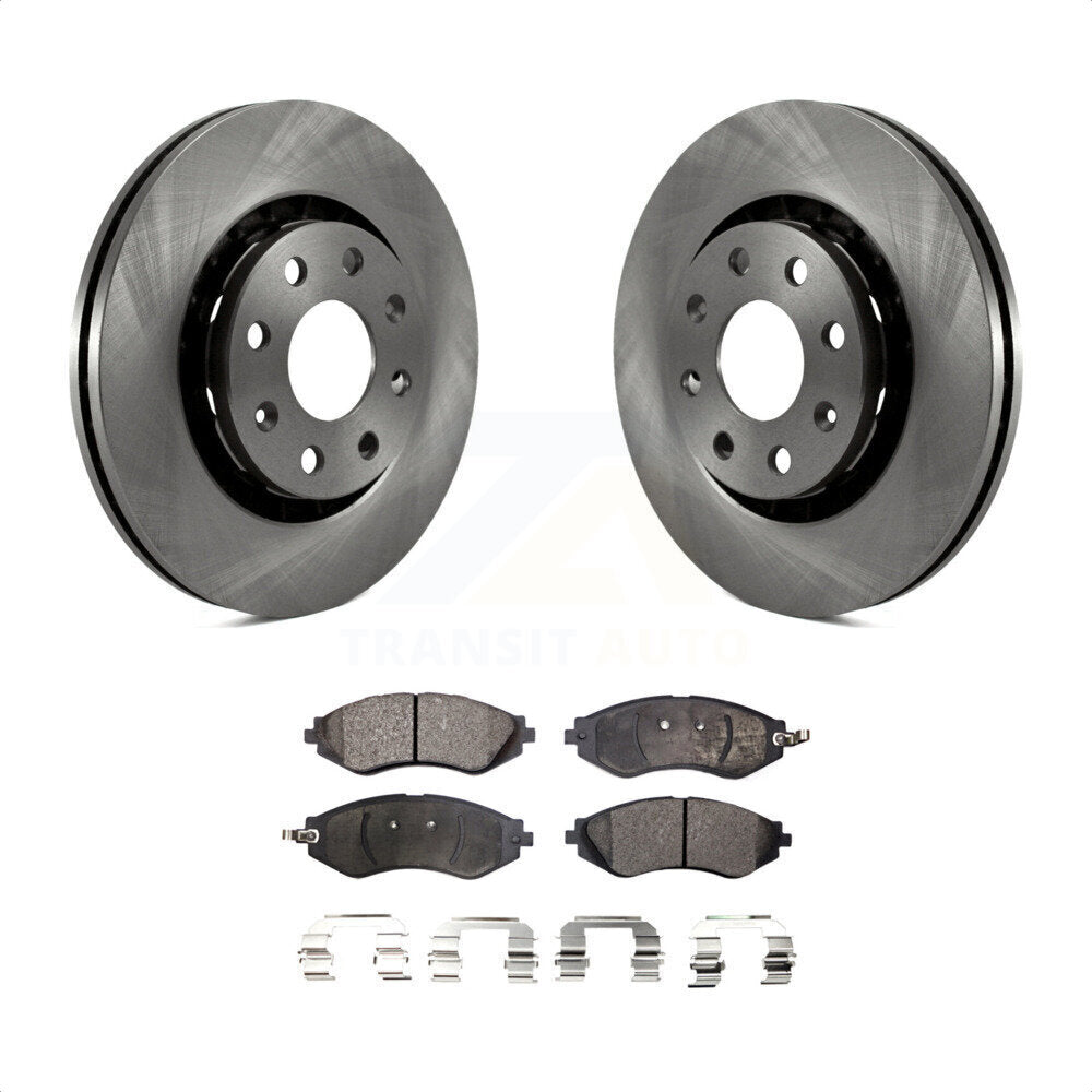 Front Disc Brake Rotors And Semi-Metallic Pads Kit For Chevrolet Aveo Spark Aveo5 EV Pontiac G3 Daewoo Lanos Suzuki Wave Wave5 Swift+ K8F-100040 by Transit Auto