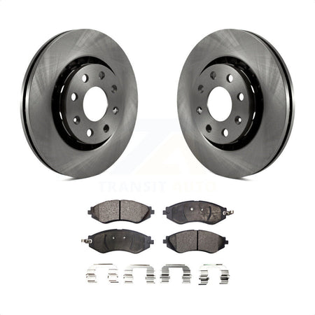 Front Disc Brake Rotors And Semi-Metallic Pads Kit For Chevrolet Aveo Spark Aveo5 EV Pontiac G3 Daewoo Lanos Suzuki Wave Wave5 Swift+ K8F-100040 by Transit Auto