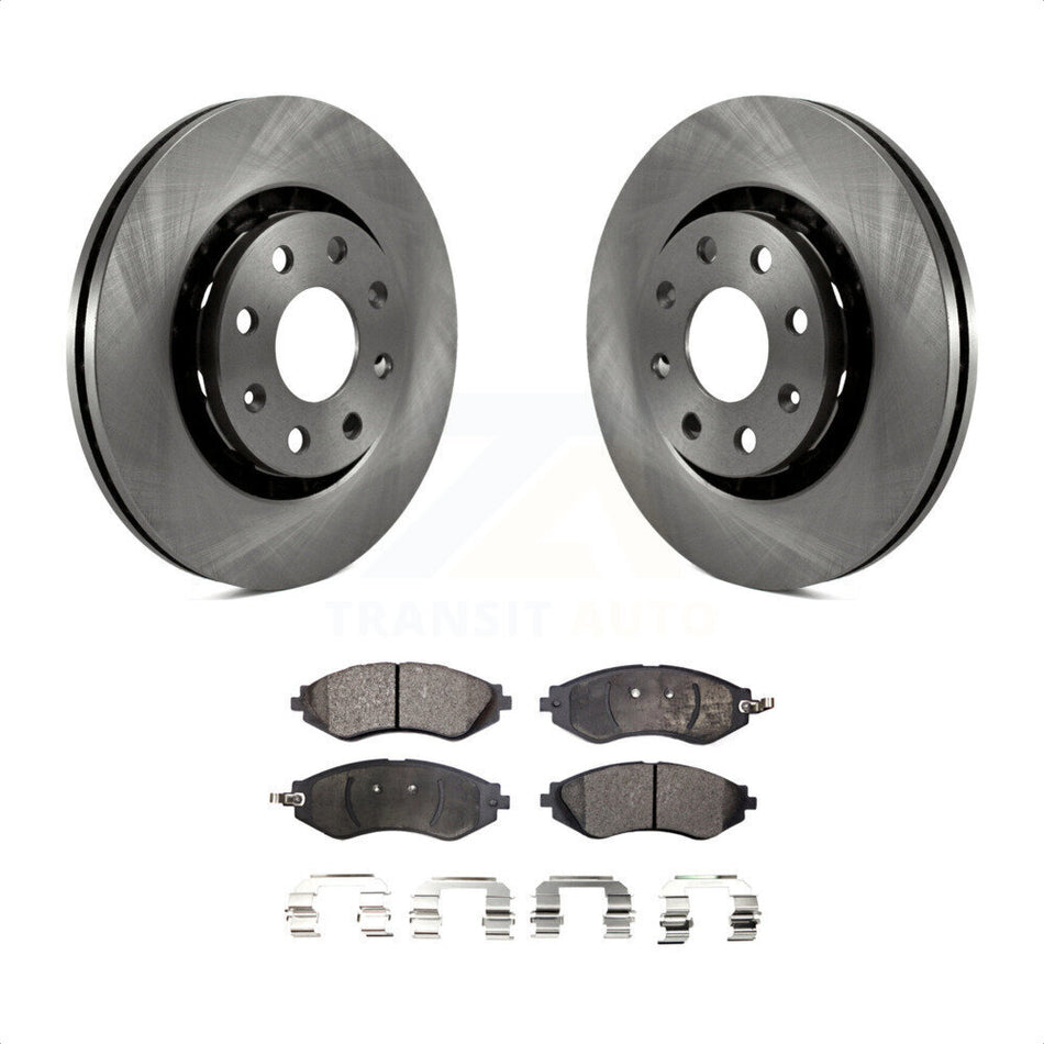 Front Disc Brake Rotors And Semi-Metallic Pads Kit For Chevrolet Aveo Spark Aveo5 EV Pontiac G3 Daewoo Lanos Suzuki Wave Wave5 Swift+ K8F-100040 by Transit Auto