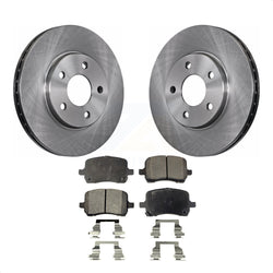 Front Disc Brake Rotors And Semi-Metallic Pads Kit For Chevrolet Malibu K8F-100042