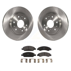 Front Disc Brake Rotor Semi-Metallic Pad Kit For Chevrolet Silverado 1500 GMC Sierra Tahoe Cadillac Yukon Suburban Escalade XL Classic XTS Avalanche ESV Express LD EXT Savana K8F-100048