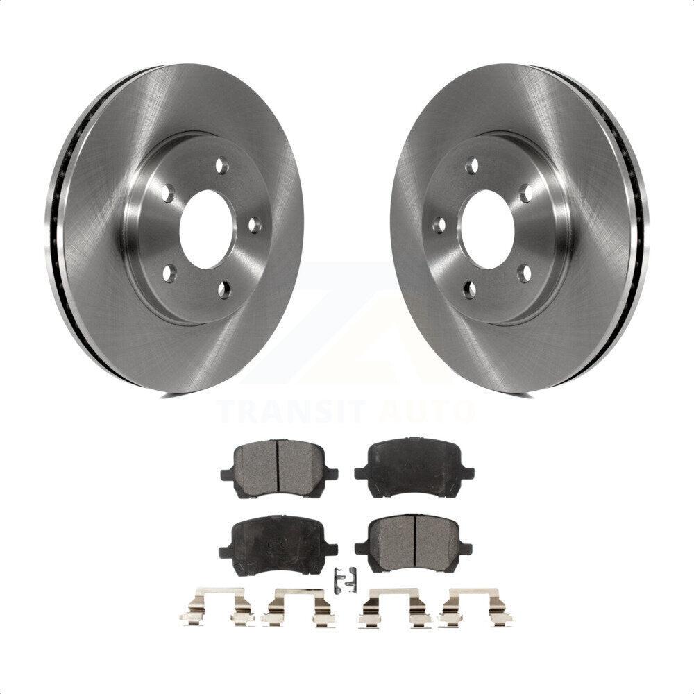 Front Disc Brake Rotors And Semi-Metallic Pads Kit For Chevrolet HHR K8F-100055 by Transit Auto