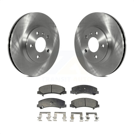 Front Disc Brake Rotors And Semi-Metallic Pads Kit For Chevrolet Impala Buick Lucerne Limited Monte Carlo K8F-100057 by Transit Auto