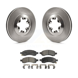 Front Disc Brake Rotors And Semi-Metallic Pads Kit For Chevrolet Colorado GMC Canyon K8F-100073