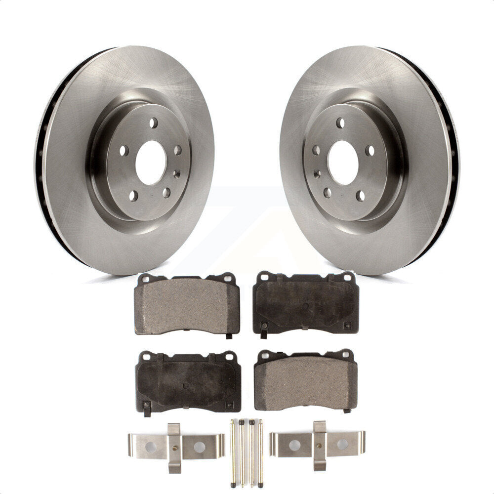 Front Disc Brake Rotors And Semi-Metallic Pads Kit For Buick Regal Pontiac G8 K8F-100077 by Transit Auto