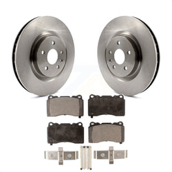 Front Disc Brake Rotors And Semi-Metallic Pads Kit For Buick Regal Pontiac G8 K8F-100077