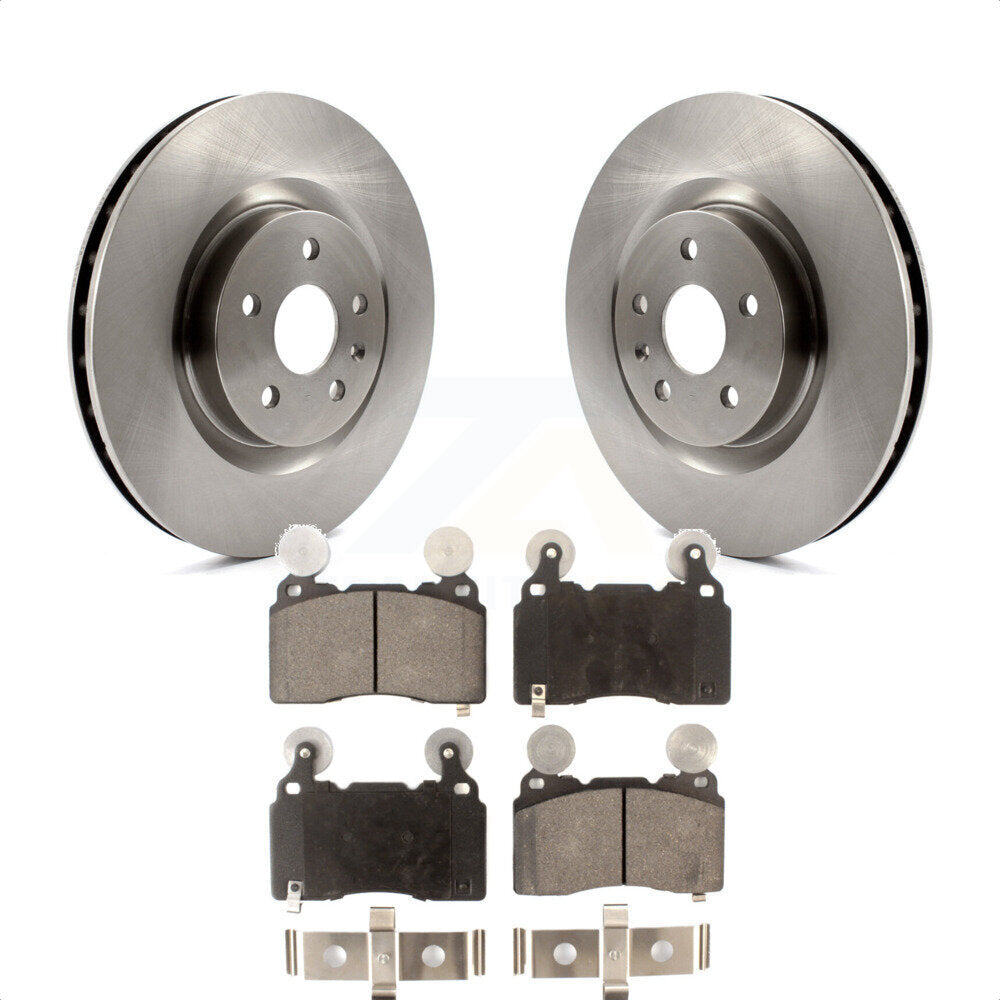 Front Disc Brake Rotors And Semi-Metallic Pads Kit For Chevrolet Camaro SS K8F-100079 by Transit Auto