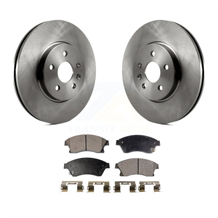 Front Disc Brake Rotors And Semi-Metallic Pads Kit For Chevrolet Buick Encore Trax Sonic K8F-100089 by Transit Auto