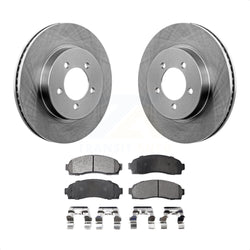 Front Disc Brake Rotors And Semi-Metallic Pads Kit For Ford Explorer Mercury Mountaineer K8F-100124