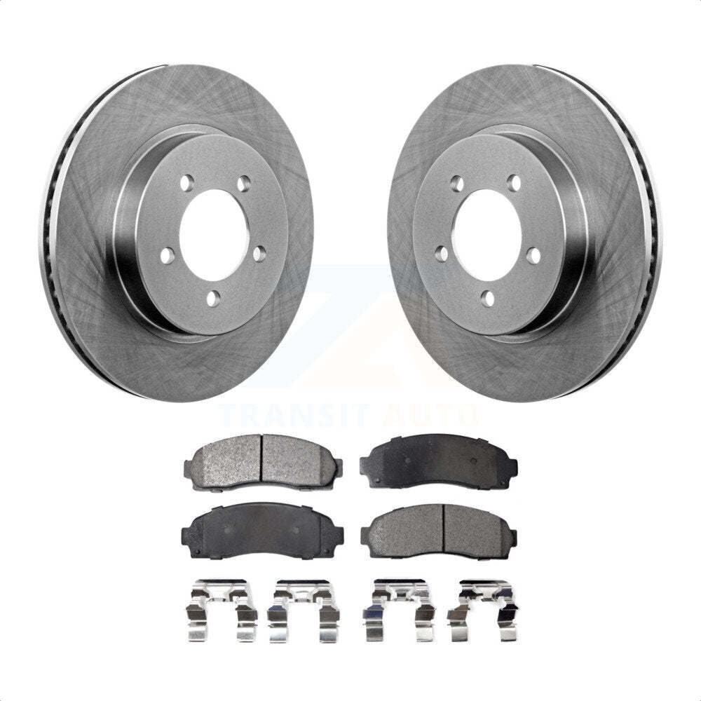 Front Disc Brake Rotors And Semi-Metallic Pads Kit For Ford Explorer Mercury Mountaineer K8F-100124 by Transit Auto