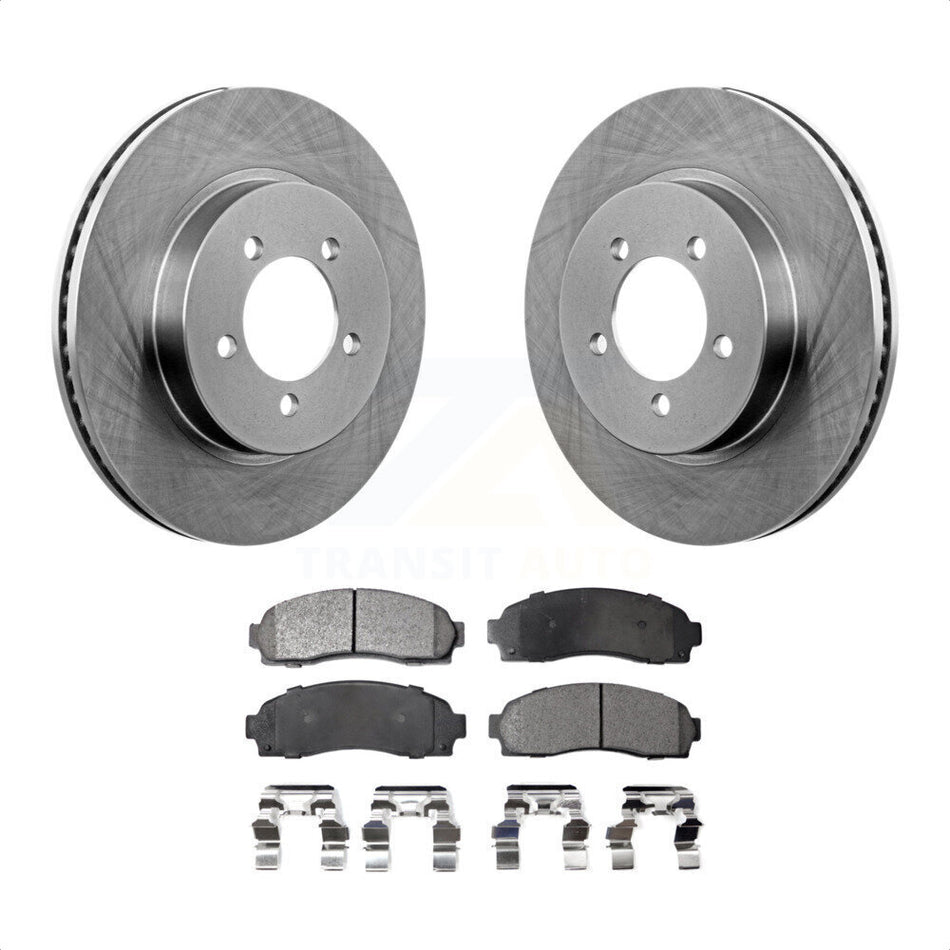 Front Disc Brake Rotors And Semi-Metallic Pads Kit For Ford Explorer Mercury Mountaineer K8F-100124 by Transit Auto