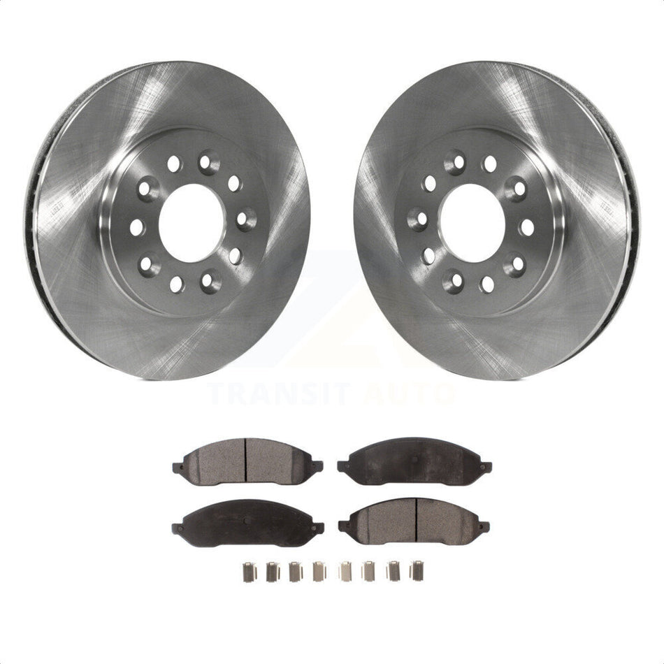 Front Disc Brake Rotors And Semi-Metallic Pads Kit For 2004-2007 Ford Freestar Mercury Monterey K8F-100132 by Transit Auto