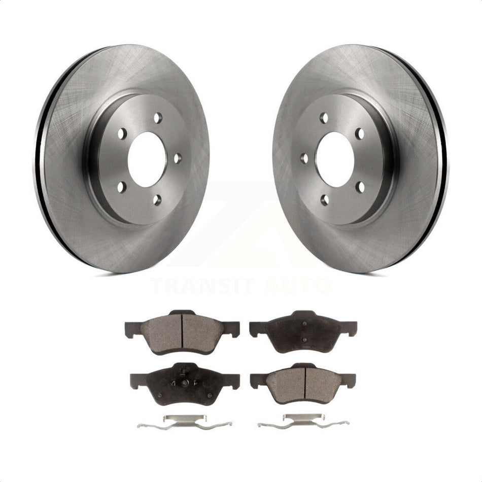 Front Disc Brake Rotors And Semi-Metallic Pads Kit For Ford Escape Mercury Mariner K8F-100134 by Transit Auto