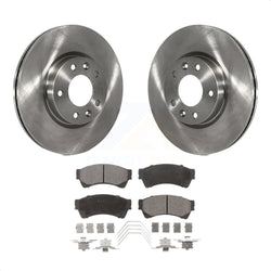 Front Disc Brake Rotors And Semi-Metallic Pads Kit For Ford Fusion Mazda 6 Lincoln MKZ Mercury Milan Zephyr K8F-100148