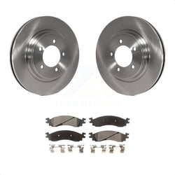 Front Disc Brake Rotors And Semi-Metallic Pads Kit For Ford Explorer Sport Trac Mercury Mountaineer K8F-100149