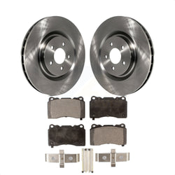 Front Disc Brake Rotors And Semi-Metallic Pads Kit For Ford Mustang K8F-100150