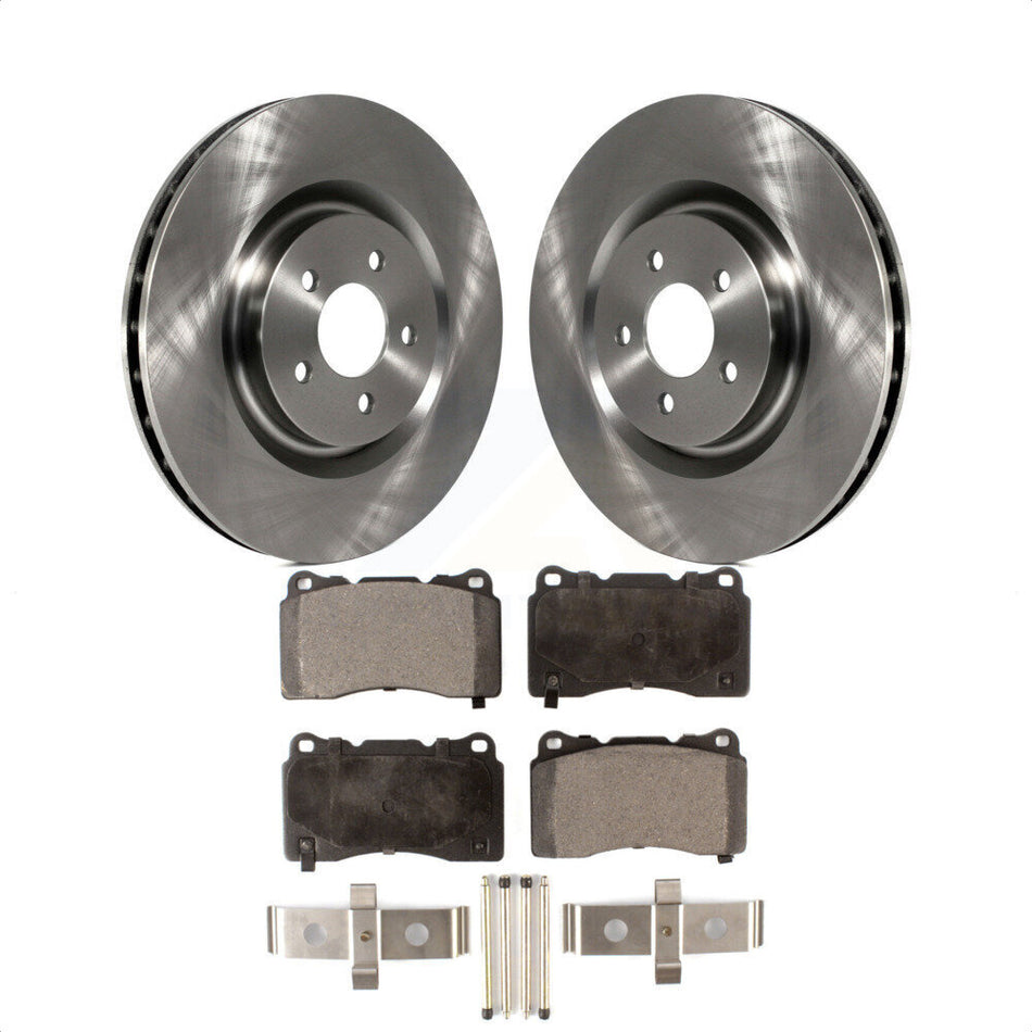 Front Disc Brake Rotors And Semi-Metallic Pads Kit For Ford Mustang K8F-100150 by Transit Auto