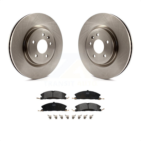 Front Disc Brake Rotors And Semi-Metallic Pads Kit For 2013 Ford Explorer Sport With Heavy Duty Brakes K8F-100164 by Transit Auto