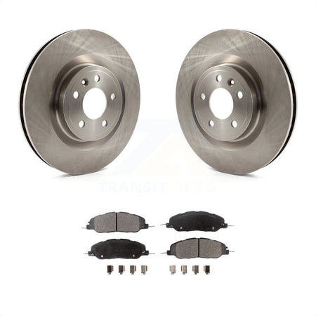 Front Disc Brake Rotors And Semi-Metallic Pads Kit For Ford Mustang K8F-100167 by Transit Auto