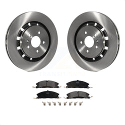 Front Disc Brake Rotors And Semi-Metallic Pads Kit For Ford Explorer Taurus Flex Police Interceptor Utility Lincoln Sedan MKS MKT Special Service K8F-100170