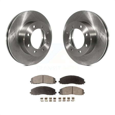 Front Disc Brake Rotors And Semi-Metallic Pads Kit For Ford F-250 Super Duty F-350 F-450 K8F-100173 by Transit Auto