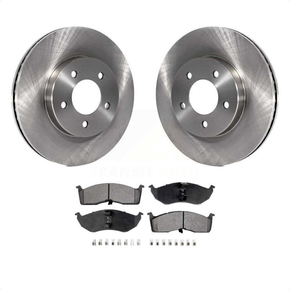 Front Disc Brake Rotors And Semi-Metallic Pads Kit For Chrysler Dodge Intrepid 300M Concorde LHS K8F-100192 by Transit Auto