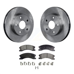 Front Disc Brake Rotors And Semi-Metallic Pads Kit For Jeep Grand Cherokee K8F-100194