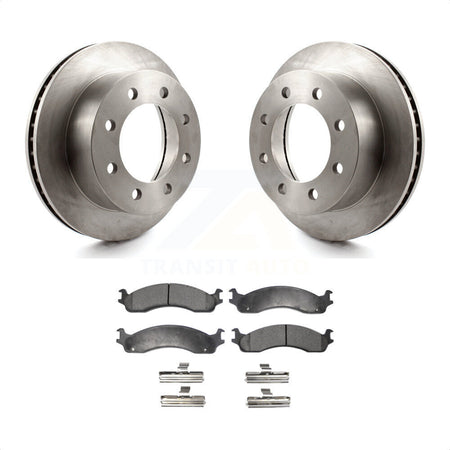 Front Disc Brake Rotors And Semi-Metallic Pads Kit For Dodge Ram 2500 3500 Van K8F-100198 by Transit Auto